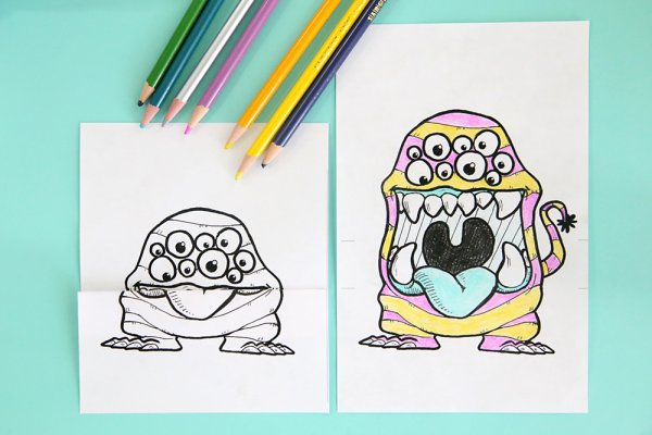 Раскладывающиеся рисунки