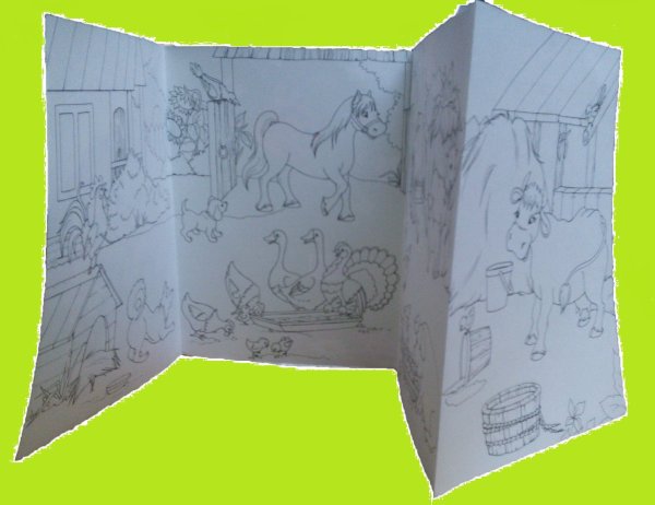 Заготовки для книжки раскладушки