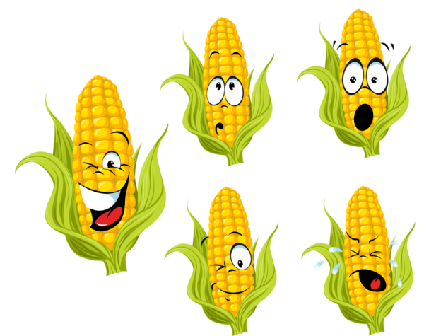 Мультяшный кукуруза