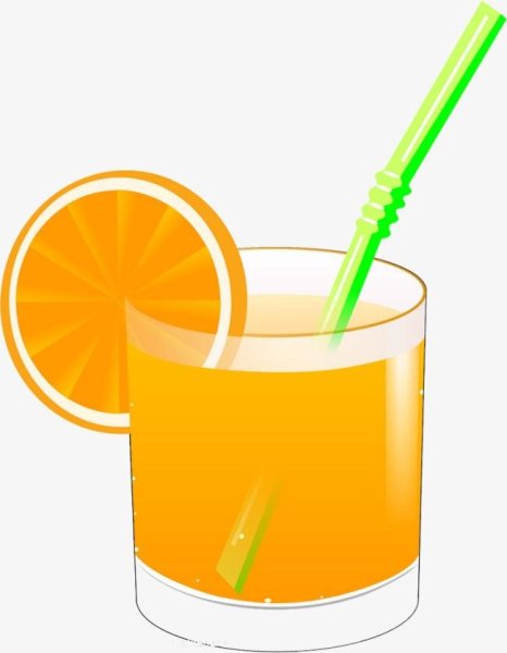 Сок на белом фоне