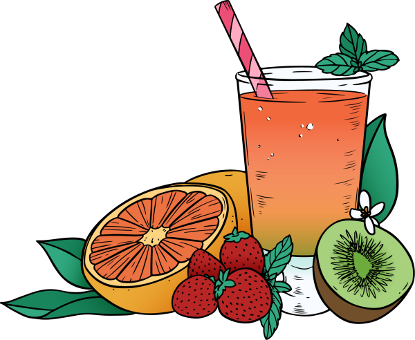 Прохладительные напитки вектор