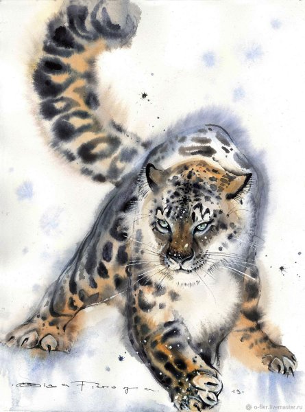 Снежный Барс Татуировка