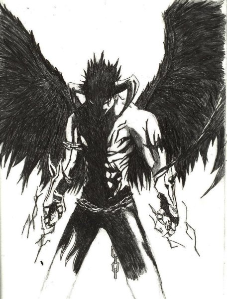 Демон рисунок