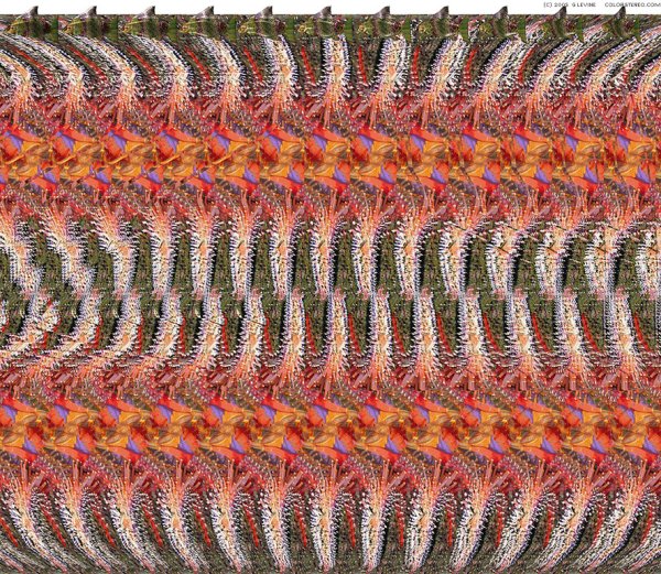 3д стереограммы для глаз