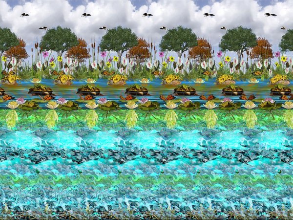 Стереокартинки 3д для глаз