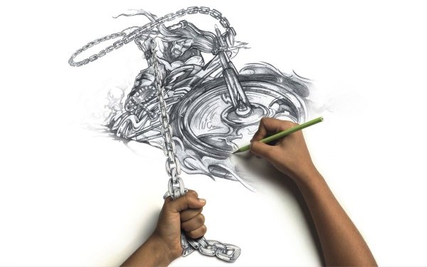 Необычные рисунки карандашом
