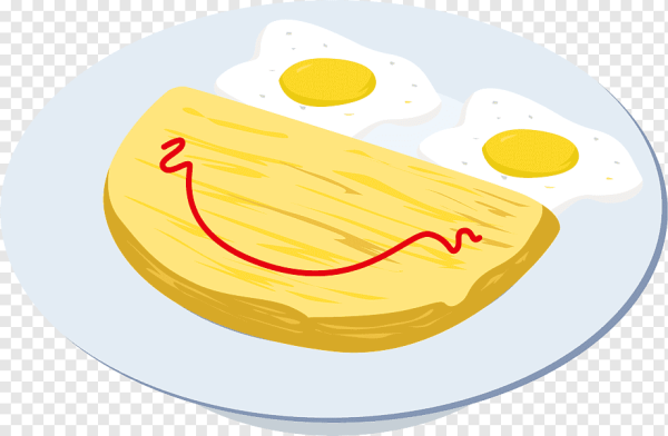 Яичница мультяшная