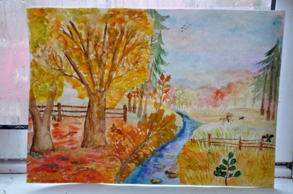 Иллюстрации к стихам об осени