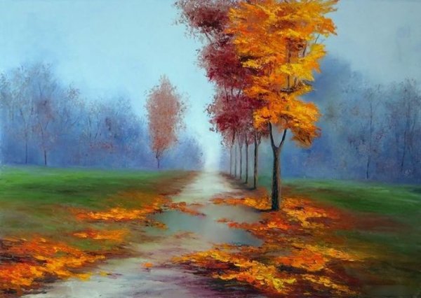 Художница осень