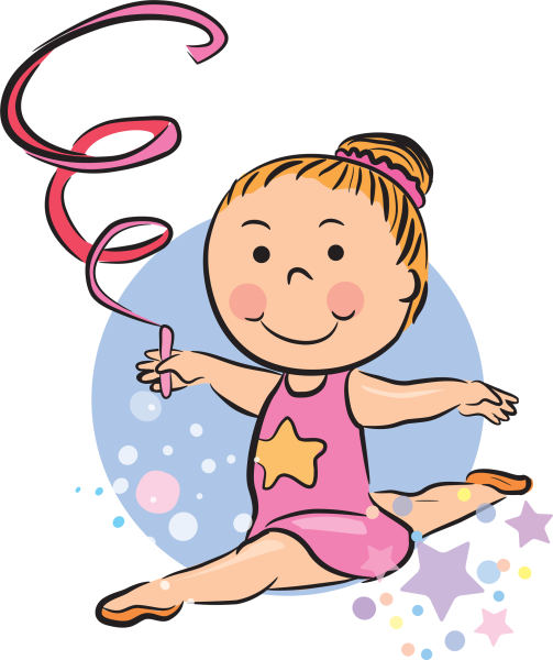 Гимнастка мультяшная