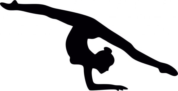 Гимнаст силуэт