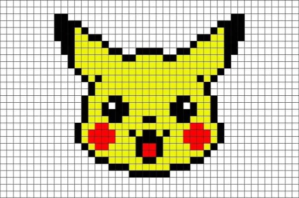 Пиксельный Пикачу
