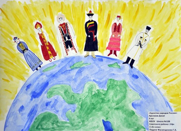 Рисунок единство народов