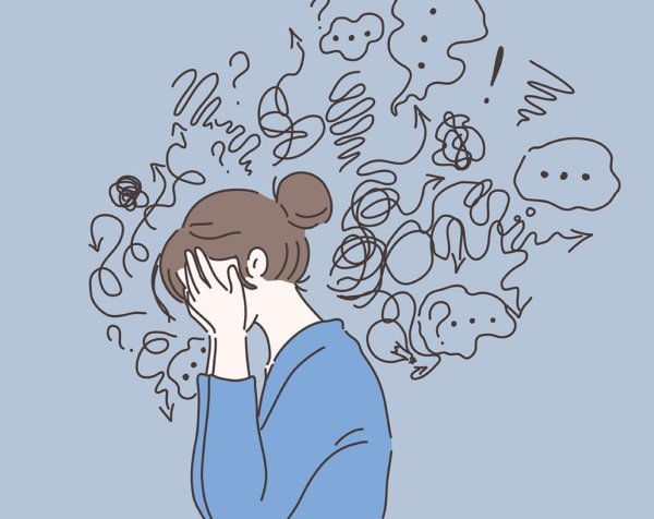 Тревожность иллюстрация