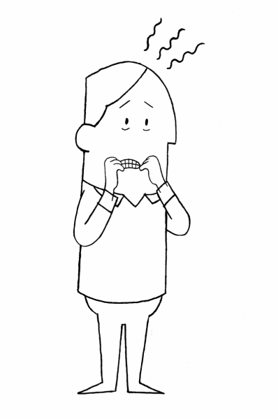 Беспокойство рисунок