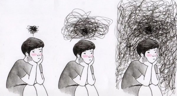 Тревожность рисунок