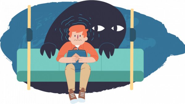 Беспокойство иллюстрация