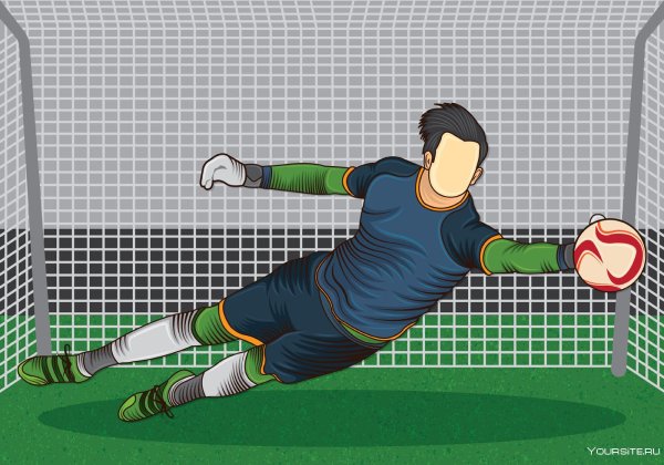 Вратарь мультяшный