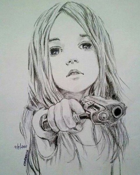 Рисунки для срисовки подростки