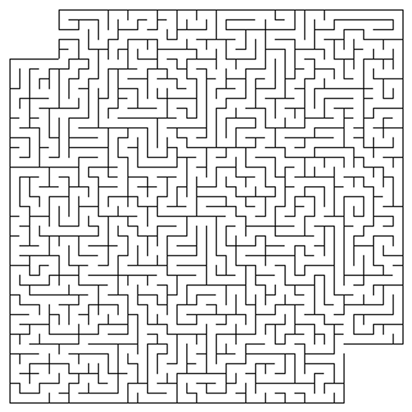 Лабиринт сложный