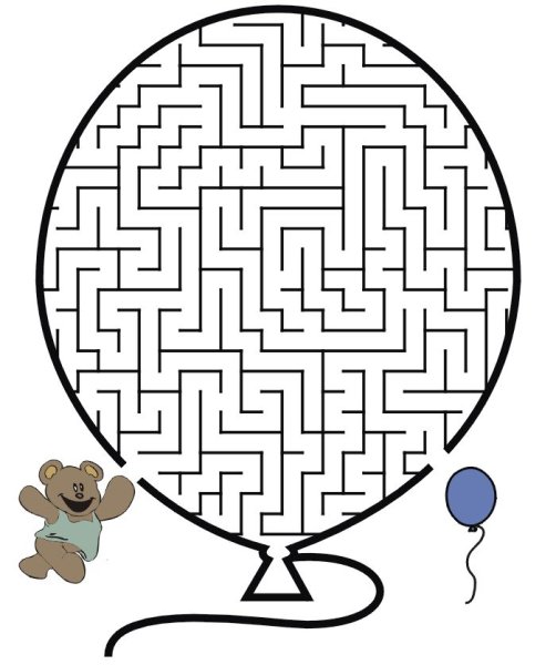 Сложный Лабиринт для детей 5 лет