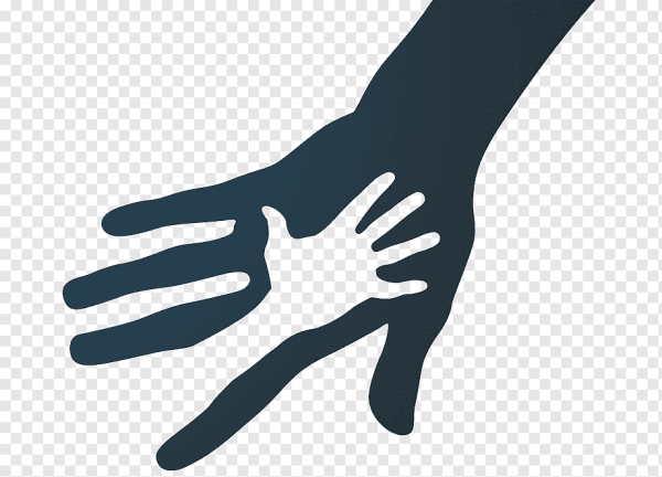 Ладонь силуэт