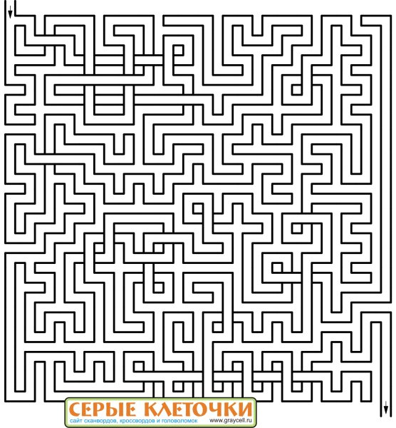 Лабиринты для детей сложные