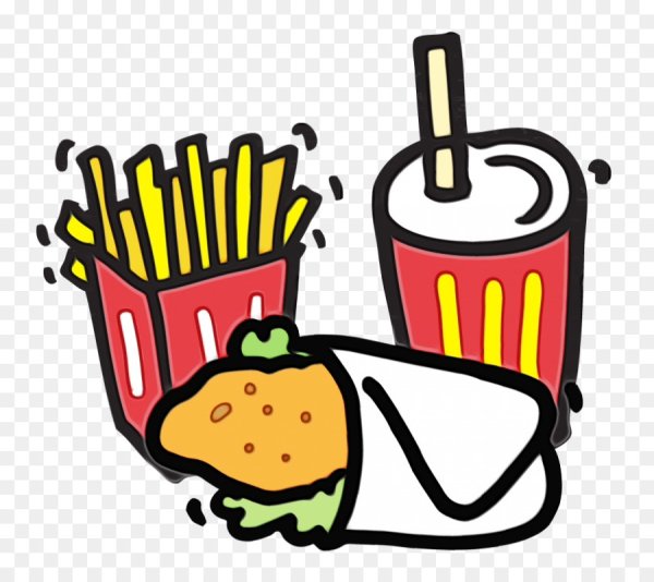 Фуд иллюстрация макдональдс