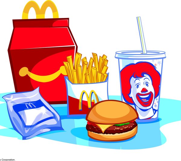 Нарисовать макдональдс