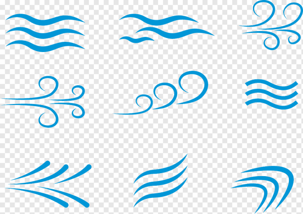 Поток воздуха вектор