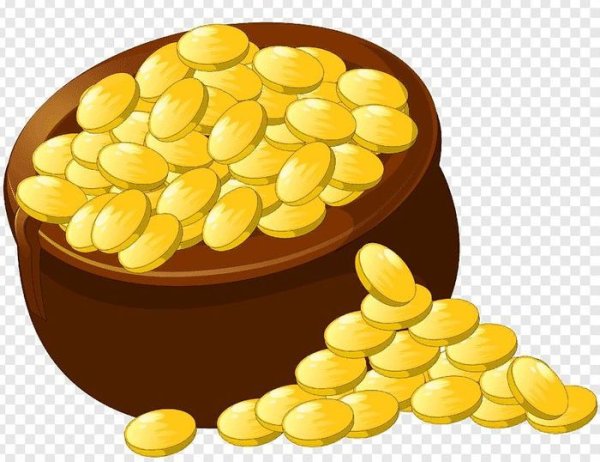 Золотые монеты вектор