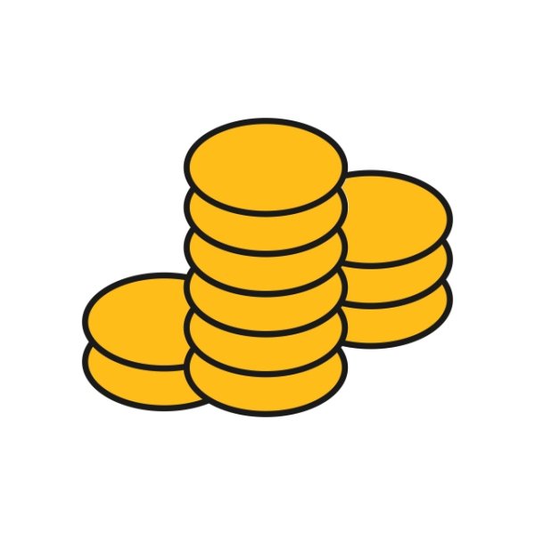 Значок монетки