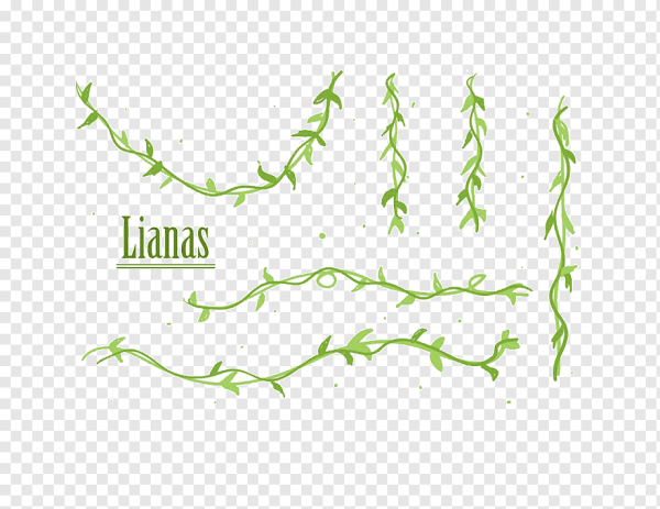 Лианы мультяшные