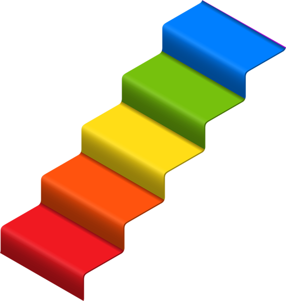 Цветная лесенка