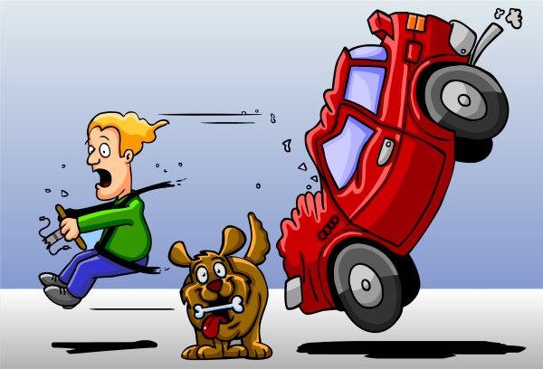 Авария карикатура