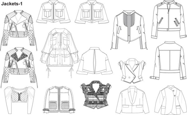 Технический эскиз одежды
