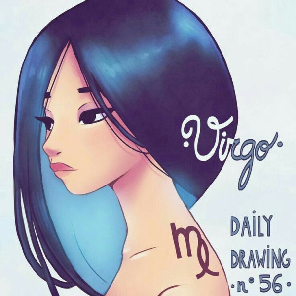 Знак зодиака Дева рисовать