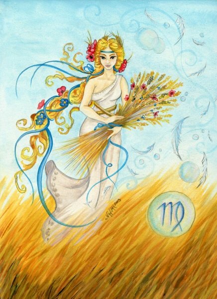 Красивый знак Девы