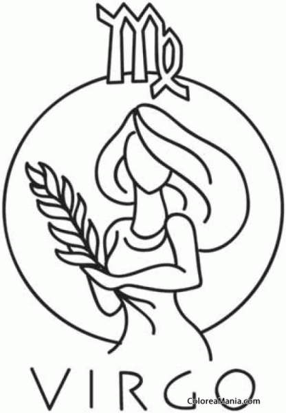 Знак зодиака Дева рисунок