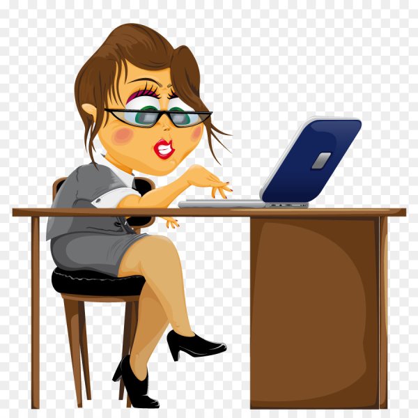 Секретарь мультяшный