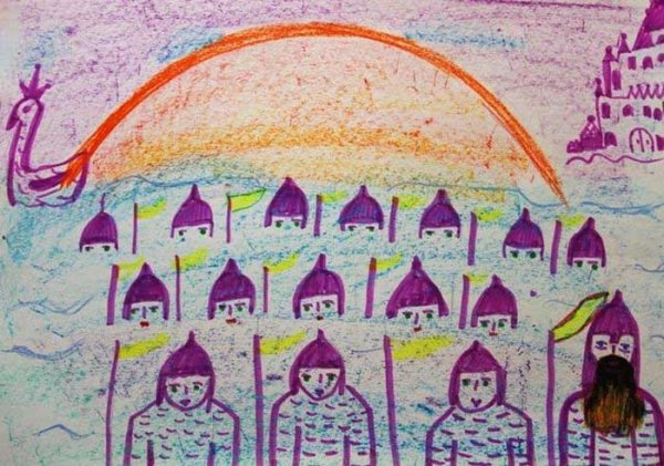 Рисование для детей 33 богатыря