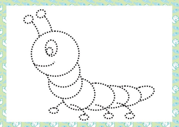 Обвести для малышей