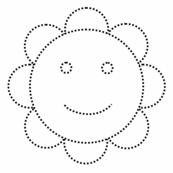 Рисование по контуру для детей