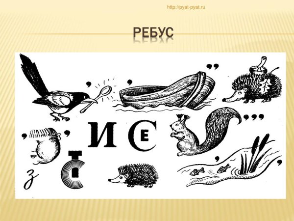 Ребусы в картинках