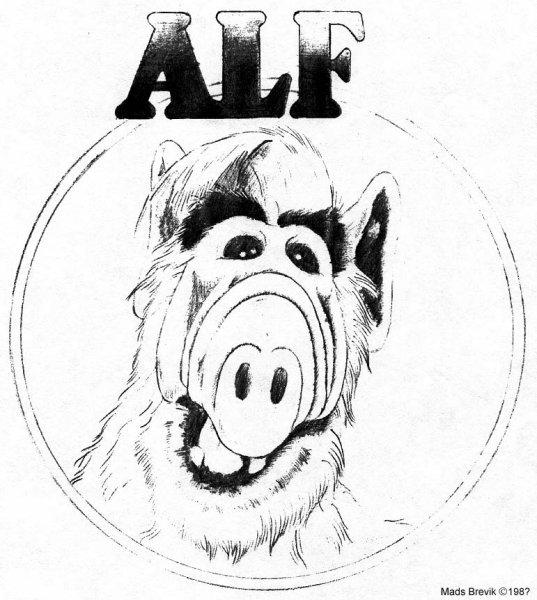 Альф эскиз
