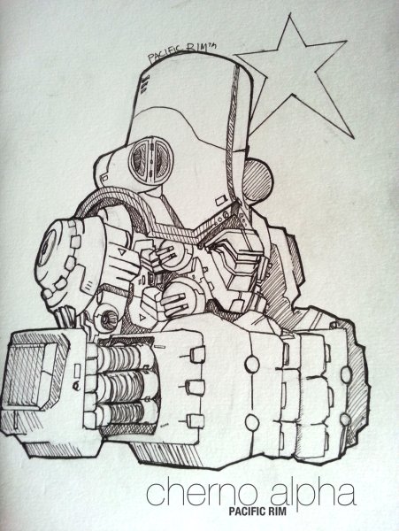 Раскраска Тихоокеанский рубеж