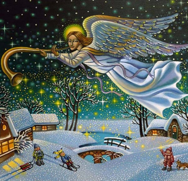 Рождество рисунок