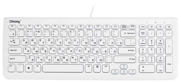 Клавиатура Chicony ku-0902 White USB
