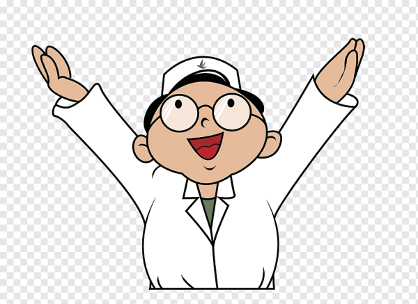 Доктор Айболит на белом фоне