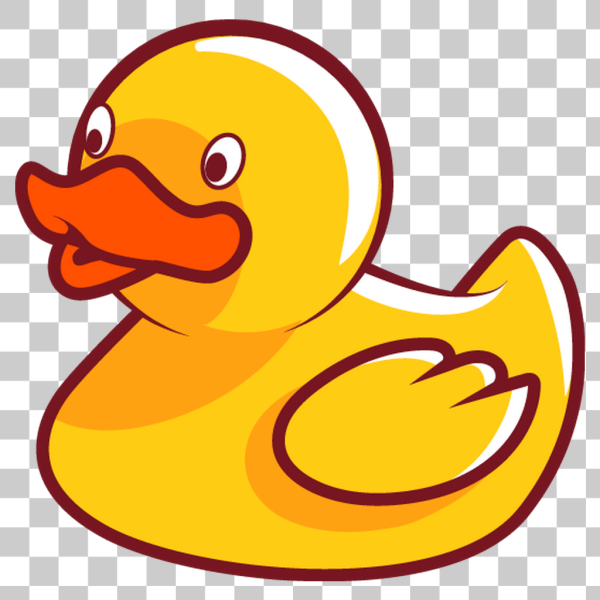 Утка нарисованная